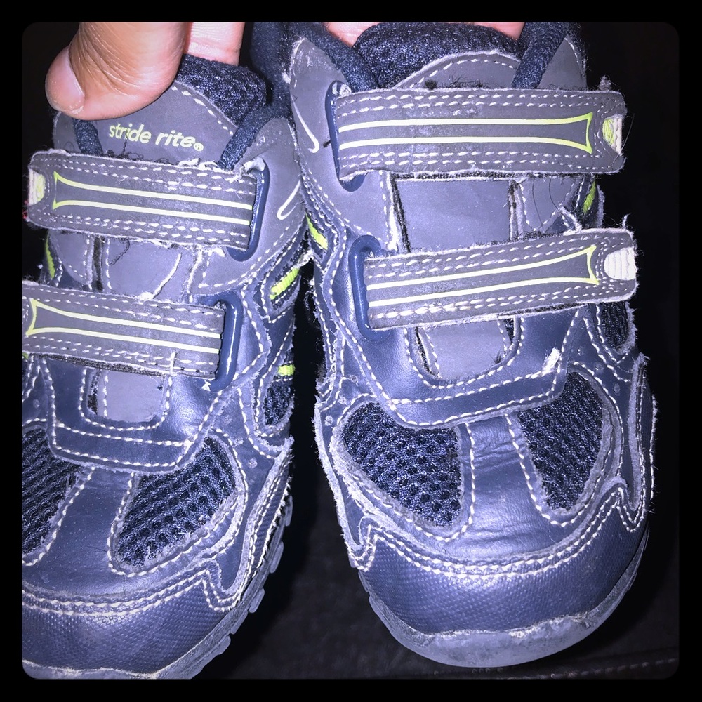 Boys Stride Rite Velcro strapped sneakers